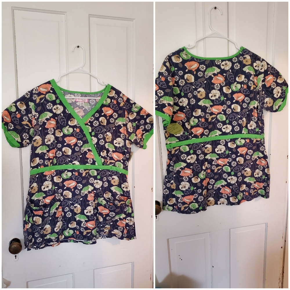 Koi brand scrub top